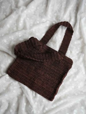 Handmade Boho Brown Bag