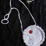 Handmade White Color Stylish Crochet Bag