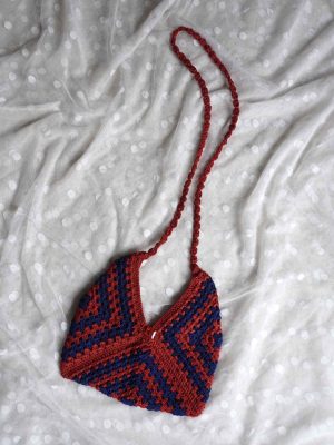 Handmade Stylish Crossbody Crochet Bag