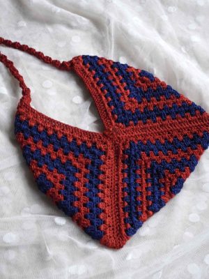 Handmade Stylish Crossbody Crochet Bag